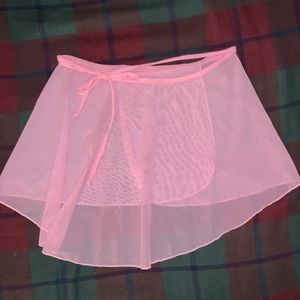 BALLET CORE Baby Pink Ballet Wrap Skirt SoDanca Size Small/XS